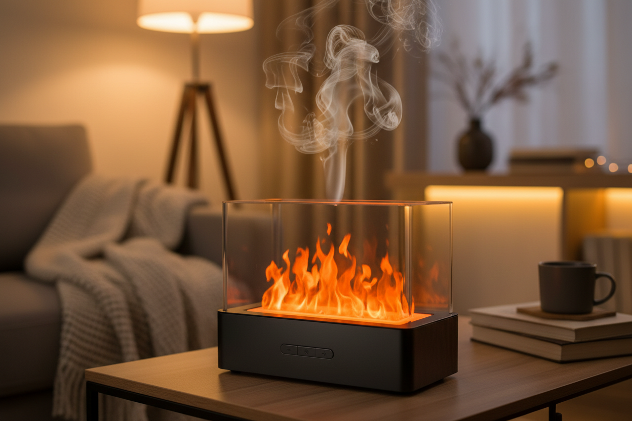geneerate me a fireplace diffuser workiing 